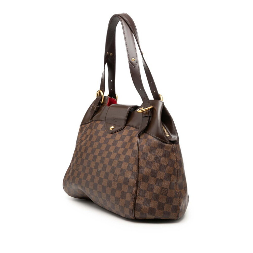 Louis Vuitton Damier Sistina GM Tote Bag Shoulder N41540 Brown Leather Women'... - Picture 2 of 7